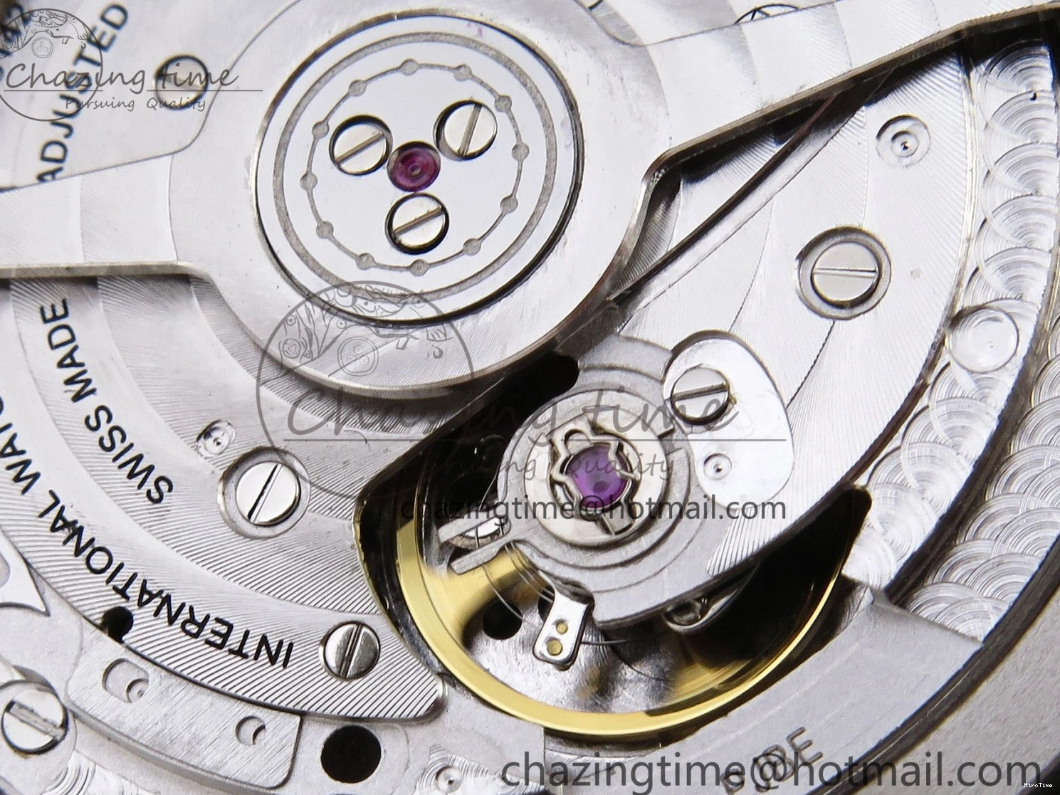 MIROTIME 0418 Original Pilot’s Watch Laureus Blue Ceramic IW328101 ZF 1:1 Best Edition on Blue Nylon Strap A 7027